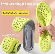 Shock Absorption Breathable Comfortable Support Insoles Men 6.5-7 Women 8-9.5