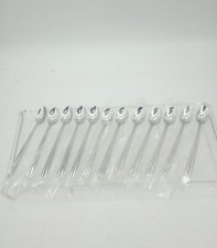 Set Of 12 Core 7.5 in. High Polish Iced Tea Spoons Stainless Flatware 18/8 New
