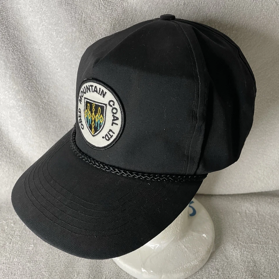 Gorra de camionero Obed Mountain Coal Mine Canadá de colección para hombre sombrero de cuerda a presión Foto 4 de 4