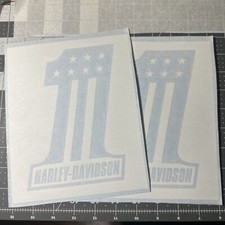 2pcs 7 TALL Harley ONE 1 HD stencils vinyl airbrush stencil paint 2X Set