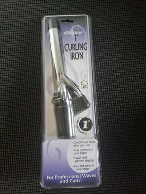 Perfection 1'' Curling Iron Chrome Barrel NIB