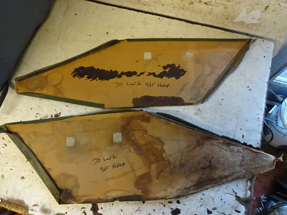 1968 1969 1970 71 72 Buick Skylark Custom Special 4 puertas techo rígido placas de panel de vela Foto 2 de 3