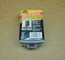 1 NIB HUBBELL BELL 5730-0 57300 WEATHERPROOF BOX 1-GANG GRAY NEMA 3R
