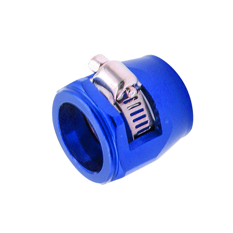 4Pcs Blue AN6 Fuel Hose Line End Cover Clamp Adapter Fitting Connectors