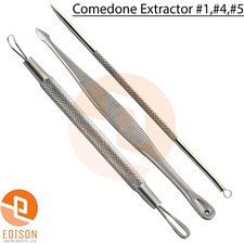 Comedone Extractor Blackhead Whitehead Remover Acne Blemish Dermatologist Tools