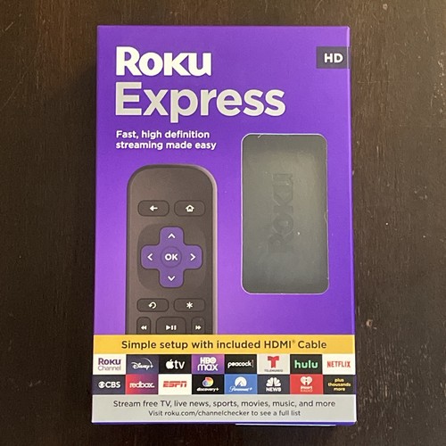 Roku Express HD Streaming Media Player Black 829610003252 eBay