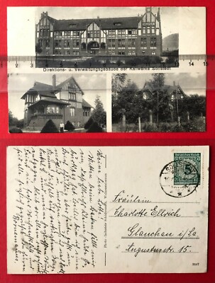 AK SOLLSTEDT in Thüringen 1920 Verwaltungsgebäude der Kaliwerke  ( 102495