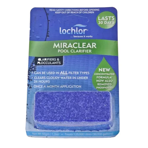 Lo Chlor Miraclear Cube Lo-Chlor Pool Clarifier Lochlor Pool & Spa Chemical 50g - Bild 1 von 1