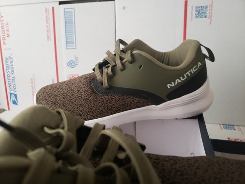 Zapatillas con cordones Senka Nautica para mujer - Oliva talla 10 M zapatos plumín #1i - Imagen 13 de 20