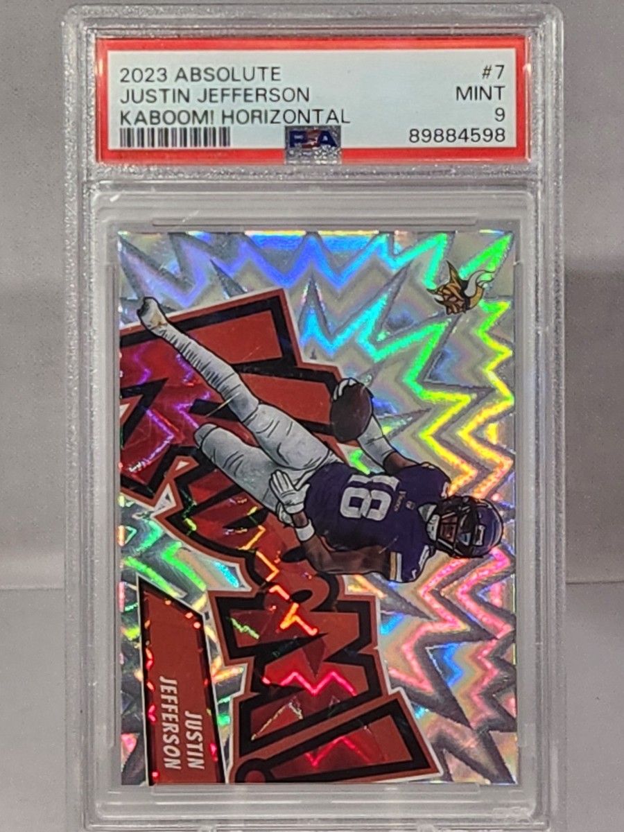 2023 Panini Absolute - Kaboom! Horizontal Justin Jefferson #7 for