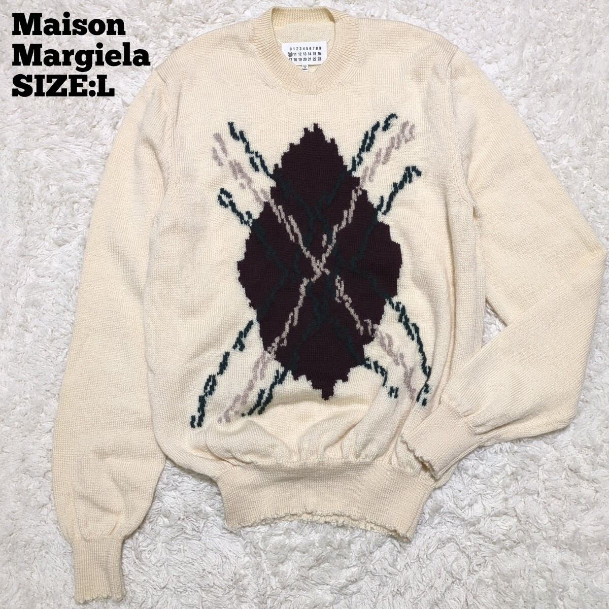 Maison Margiela 16AW ウールニット 半袖 ポロシャツ maison margiela