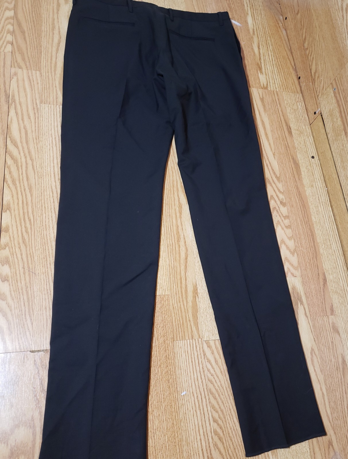 Valentino Pants Mens 38 Dress Slim Tapered Fit Navy Blue Virgin Wool NEW thumbnail 4