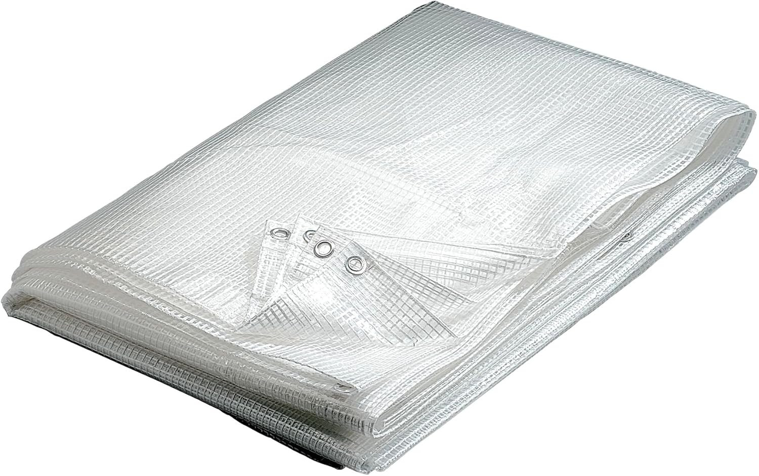 Bâche transparente 80 g/m² 3x5 m en polyéthylène imperméable pour jardin
