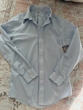 Brooks Brothers REGENT 14 1/2-33 Light Blue Striped Non Iron Button Up