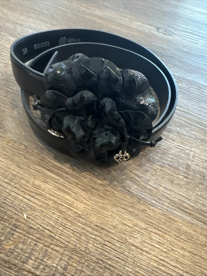 Lindos cinturones de charol Brighton Flower B31233 para mujer talla 38 cena Foto 3 de 4