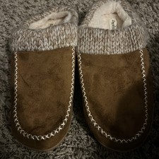 Brown Slippers XL US11-12 UK9-10