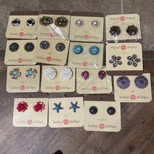 LINDSAY PHILLIPS 15 Interchangeable Shoe Snaps Charms Accessories Lot New