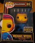Funko POP! Movies MICHAEL MYERS #03 Entertainment Earth Black Light w/Protector