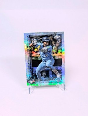 2025 Topps Chrome Logofractor Leo Jimenez RC Blue Jays #276