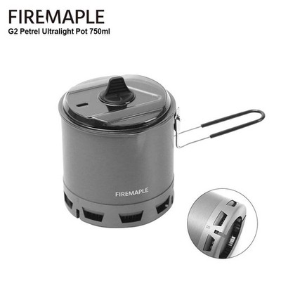 Fire Maple G2 Petrel Ultralight Pot 750ml High-Efficiency Cookware for Hiking, T