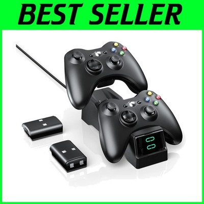 Xbox 360 Controller Charger Station, Dual Charging Dock
