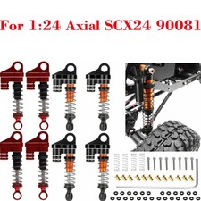 Upgrade 4Pack Threaded Shock Absorber Dampers for Axial SCX24 90081 1/24 RC Car