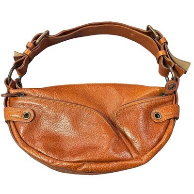 Francesco Biasia Genuine Brown Leather Shoulder Bag | eBay
