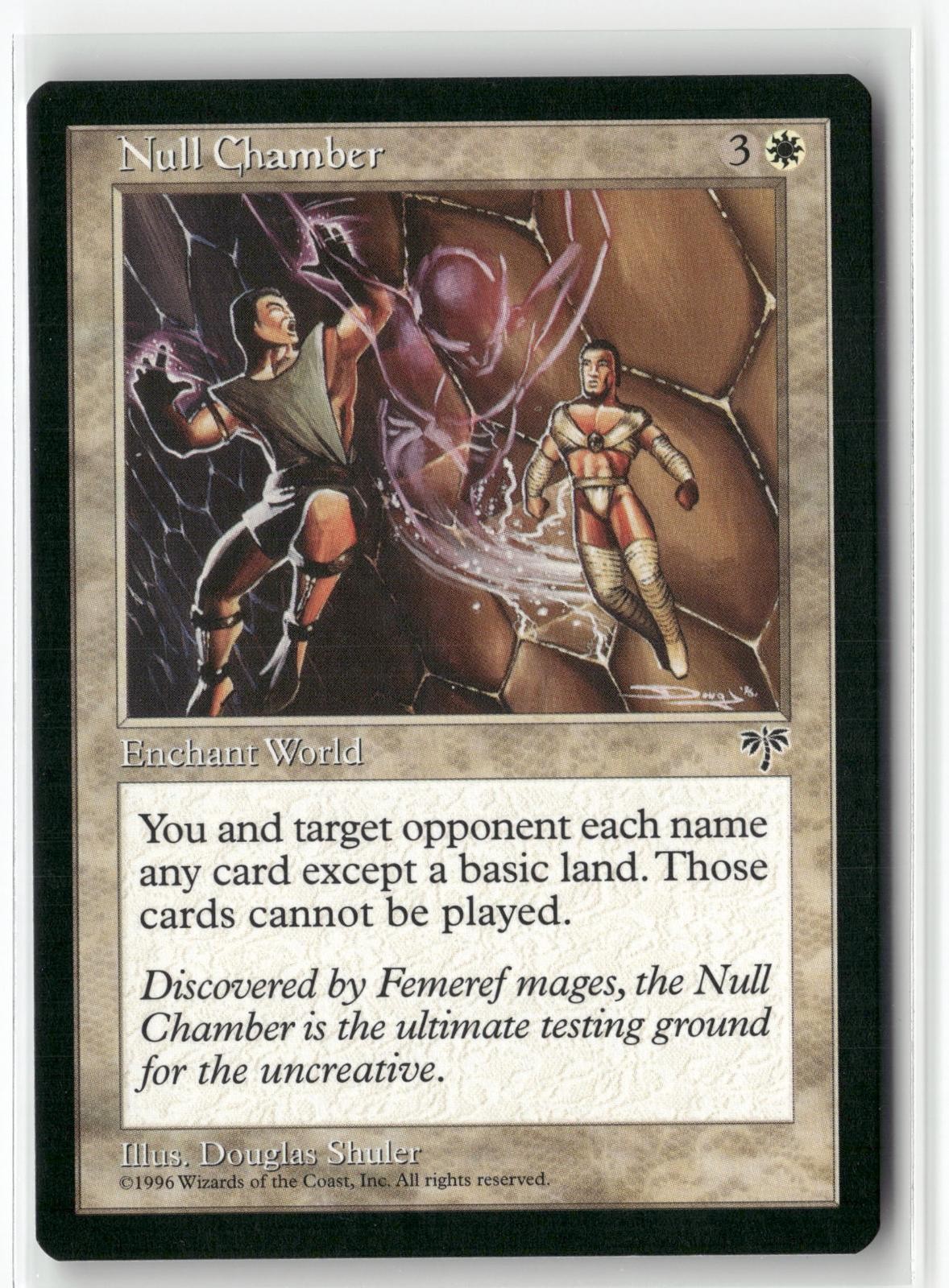 Null Chamber Rare Mirage Magic: The Gathering Near Mint