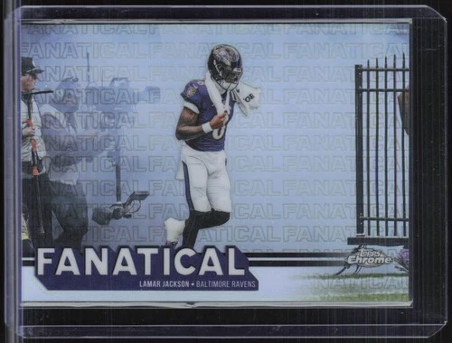 2025 Topps Chrome Lamar Jackson Base (RAW)