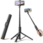 TODI Selfie Stick Tripod for iPhone 60" Lightweight Phone Tripod Stand with W...