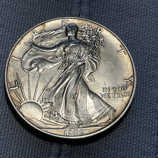 USA 1 dollar Walking Liberty American Silver Eagle 1992