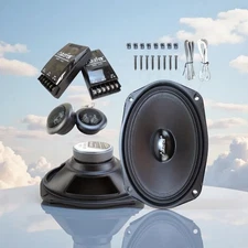 6x9" 2-Way Car Speakers - 600W Woofer+240W Tweeter, Plug & Play