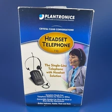 NEW SEALED Plantronics T10 Corded Single Line Hands-Free Missing headset