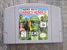 Army Men Sarge's Heroes (Nintendo 64, 2000) N64 Tested