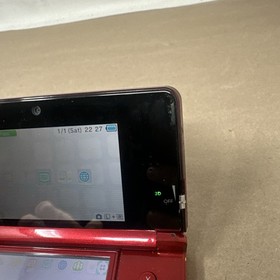 Nintendo 3DS Handheld System - Flame Red With Charger
