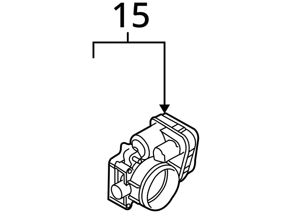 2001-2006 Bmw X5 Throttle Body W9N8S - Image 4 of 4