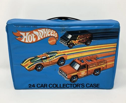Vintage Hot Wheels 24 Car Collector's Case Redline Era Carry Case 1975 - 1 TRAY