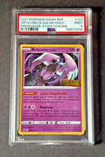 Pokemon Articuno di Galar STAFF Promo Evoluzioni Eteree ITA PSA 9