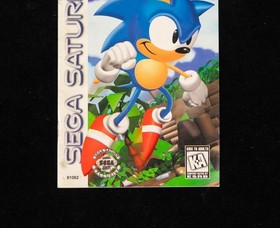 Sonic 3D Blast Sega Saturn 1996 Instruction Manual Only - No Game Disc or Case