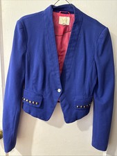 Nicki Minaj Black Cropped Blazer Large