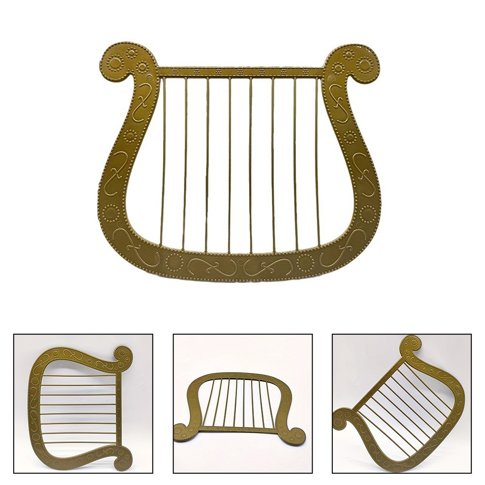 Enhance Your Costume with a Decorative Plastic Harp Perfect for