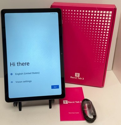 T-Mobile REVVL TAB 2 5G 64GB 10.3'' Wi-Fi + 5G Tablet Black with Box - GREAT