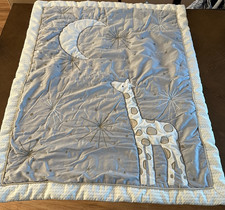 Lambs  Ivy Signature Baby Crib Comforter Giraffe Moon Lovey 44'' x 35''