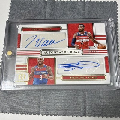 2024-25 Panini National Treasures John Wall And Bradley Beal Dual Autograph /10