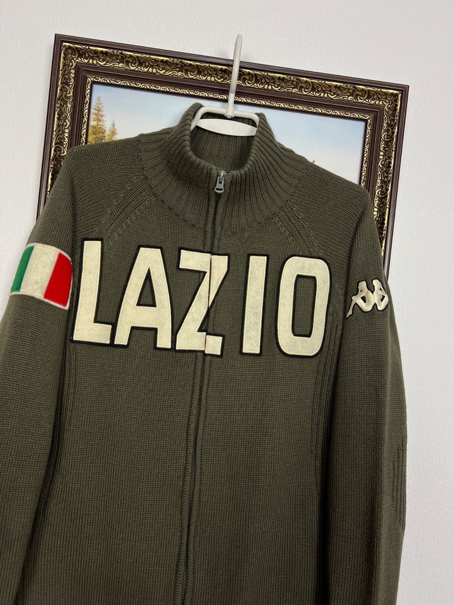 Vintage Kappa Lazio Football Jacket Sweater Pullover Soccer Mens