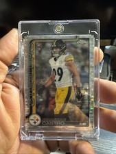 2025 Topps Chrome Football Sebastian Castro Pulsar & Refractor Rookie Card #370