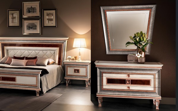 Design Kommode Schlafzimmer Schrank Kommoden Sideboard MöBel Arredoclassic Holz-image