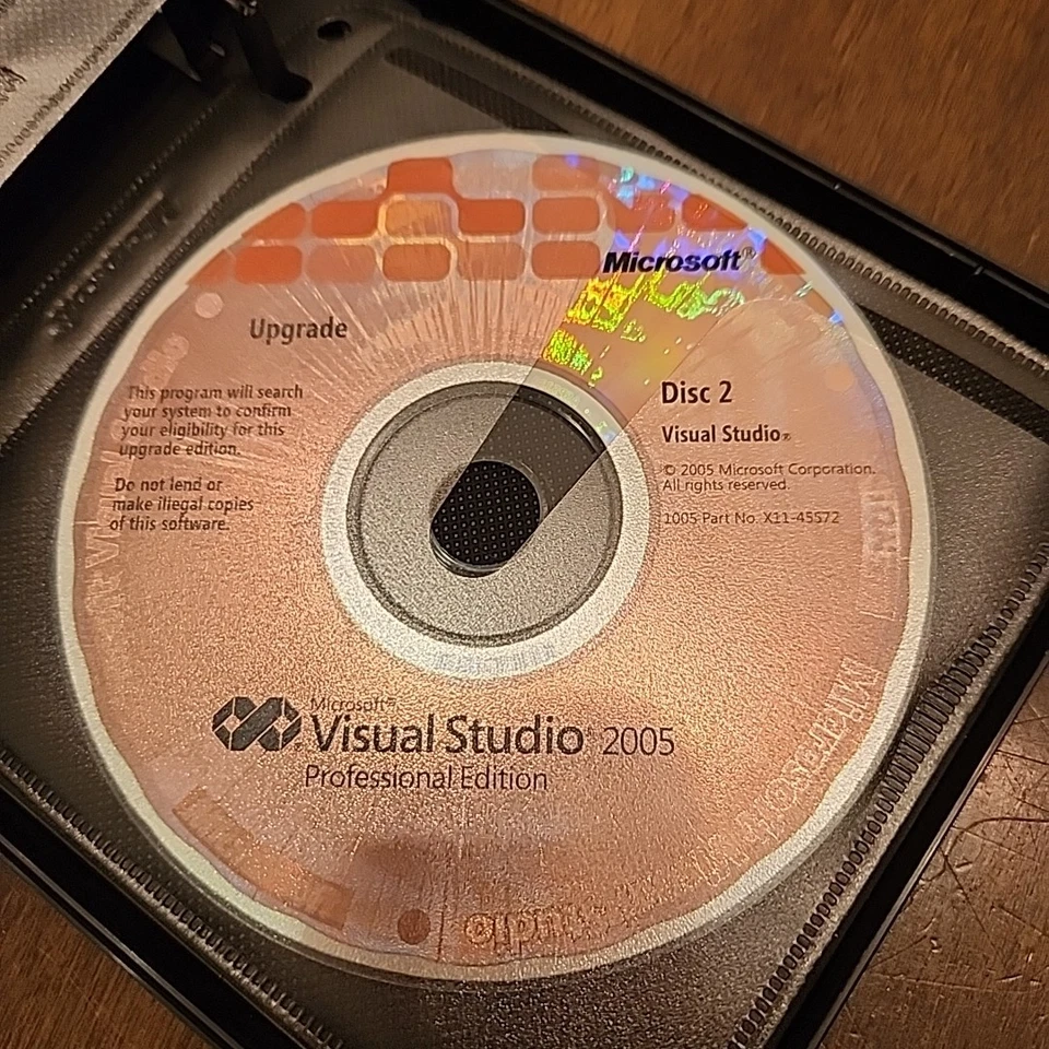 Microsoft Visual Studio 2005 Professional Edition Upgrade With Key - Image 4 of 4