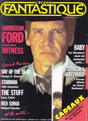 L'Ecran Fantastique #56 FN; Media Presse | Harrison Ford - w/Bag+Board
