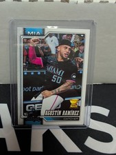 2026 Topps Series 1 Marlins Agustin Ramirez Rookie Cup Golden Mirror SP RC